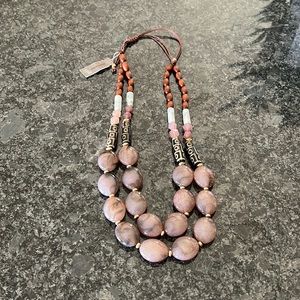 J Jill Semi Precious Stone Layered Necklace NEW NWT